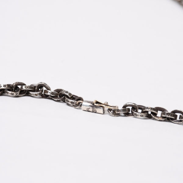 CHROME HEARTS クロムハーツ PAPER CHAIN NECKLACE 24Inch ペーパーチェーン ネックレス 24インチ 重量約45.0g 美品 中古 4b013884