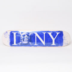新品未使用品 Supreme×Andrei Molodkin シュプリーム×アンドレイモロドキン スケートボードデッキ ベージュ ブルー メープル材 中古 4b013511