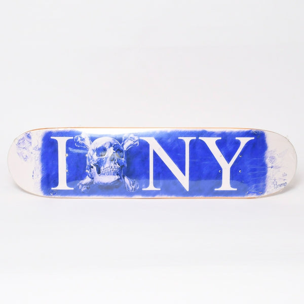 新品未使用品 Supreme×Andrei Molodkin シュプリーム×アンドレイモロドキン スケートボードデッキ ベージュ ブルー メープル材 中古 4b013511