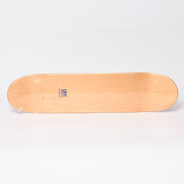 新品未使用品 Supreme×Andrei Molodkin シュプリーム×アンドレイモロドキン スケートボードデッキ ベージュ ブルー メープル材 中古 4b013511