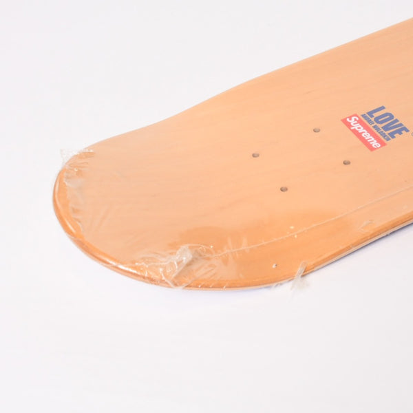 新品未使用品 Supreme×Andrei Molodkin シュプリーム×アンドレイモロドキン スケートボードデッキ ベージュ ブルー メープル材 中古 4b013511