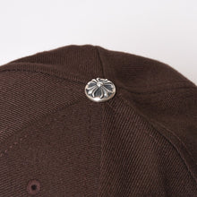 Load image into Gallery viewer, CHROME HEARTS クロムハーツ CH刺繍 ベースボールキャップ ONE SIZE ブラウン オレンジ 6panel 美品 中古 4b013924