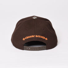 Load image into Gallery viewer, CHROME HEARTS クロムハーツ CH刺繍 ベースボールキャップ ONE SIZE ブラウン オレンジ 6panel 美品 中古 4b013924