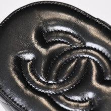 Load image into Gallery viewer, 極美品 CHANEL シャネル バニティバッグ ハンドバッグ ランダム番台 ココマーク ラムスキン ブラック トップハンドル ゴールド金具 中古 4b013958