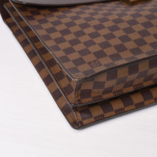 Load image into Gallery viewer, LOUIS VUITTON ルイヴィトン アルトナGM ビジネスバッグ M53027 ダミエキャンバス ブリーフケース ゴールド金具 美品 中古 4b013861