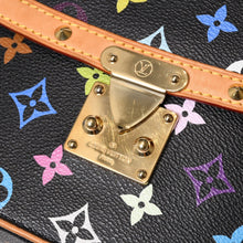 Load image into Gallery viewer, LOUIS VUITTON ルイヴィトン ソローニュ ショルダーバッグ M92639 モノグラム マルチカラー ブラック 村上隆 美品 中古 4b013947