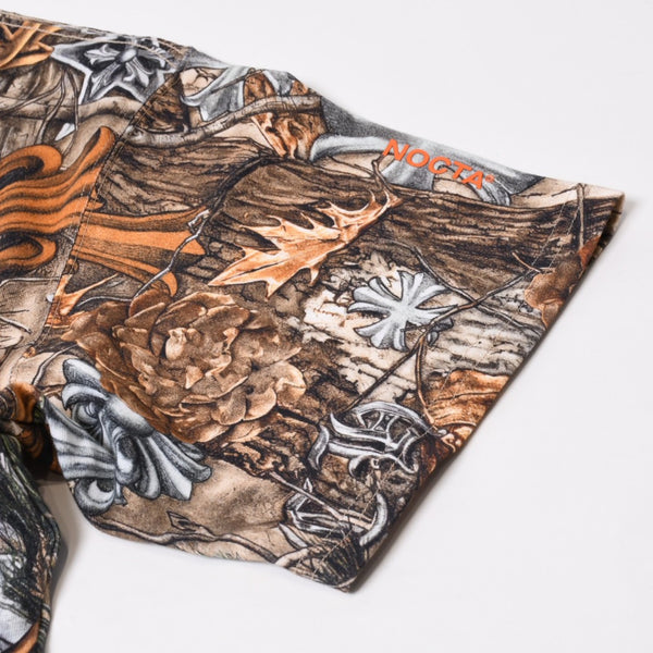 新品未使用 CHROME HEARTS クロムハーツ × NIKE ナイキ × NOCTA ノクタ 半袖Tシャツ サイズL DRAKE ドレイク リアルツリー柄 中古 4b014006