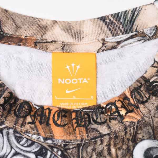 新品未使用 CHROME HEARTS クロムハーツ × NIKE ナイキ × NOCTA ノクタ 半袖Tシャツ サイズL DRAKE ドレイク リアルツリー柄 中古 4b014006