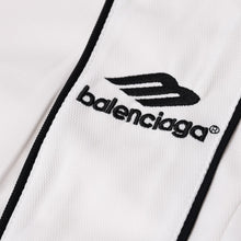 Load image into Gallery viewer, BALENCIAGA バレンシアガ 24SS PARIS SOCCER テクニカルジャージ 長袖Tシャツ 778972 サイズ2 サッカーシリーズ ホワイト 美品 中古 4b013945