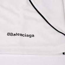 Load image into Gallery viewer, BALENCIAGA バレンシアガ 24SS PARIS SOCCER テクニカルジャージ 長袖Tシャツ 778972 サイズ2 サッカーシリーズ ホワイト 美品 中古 4b013945