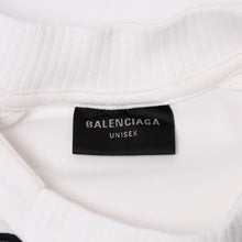Load image into Gallery viewer, BALENCIAGA バレンシアガ 24SS PARIS SOCCER テクニカルジャージ 長袖Tシャツ 778972 サイズ2 サッカーシリーズ ホワイト 美品 中古 4b013945