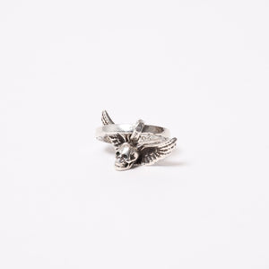 CHROME HEARTS クロムハーツ FOTI STACK MAHALIA フォティ スタックマハリア リング 重量約8.05g サイズ5号 シルバー925 美品 中古 4b013998