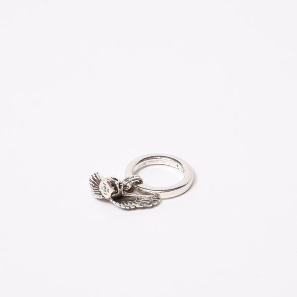 CHROME HEARTS クロムハーツ FOTI STACK MAHALIA フォティ スタックマハリア リング 重量約8.05g サイズ5号 シルバー925 美品 中古 4b013998
