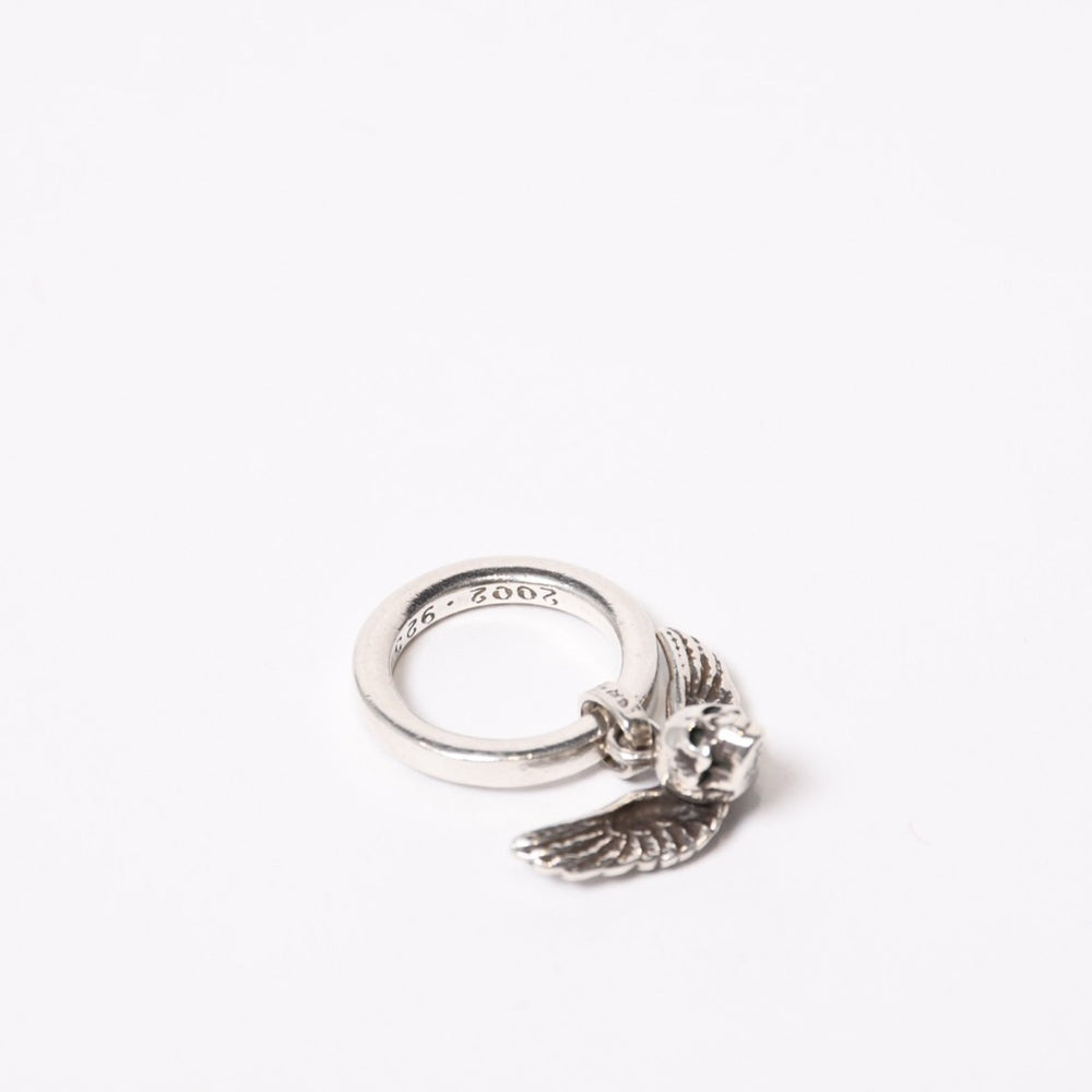 CHROME HEARTS クロムハーツ FOTI STACK MAHALIA フォティ スタックマハリア リング 重量約8.05g サイズ5号 シルバー925 美品 中古 4b013998