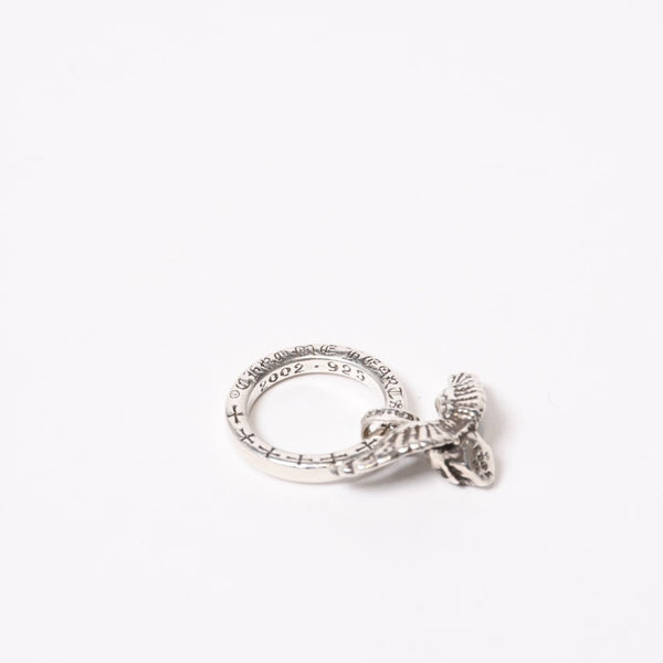 CHROME HEARTS クロムハーツ FOTI STACK MAHALIA フォティ スタックマハリア リング 重量約8.05g サイズ5号 シルバー925 美品 中古 4b013998