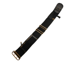 Load image into Gallery viewer, 極美品 CHRISTIAN DIOR クリスチャンディオール ウエストベルト 23-MA-0282 SM レザー ブラック ゴールド金具 中古 4b013838