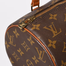 Load image into Gallery viewer, LOUIS VUITTON ルイヴィトン パピヨン30 ハンドバッグ M51365 旧型 モノグラムキャンバス ブラウン 美品 中古 4b011887