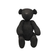 Load image into Gallery viewer, 極美品 GUCCI グッチ GGキャンバス ファー ぬいぐるみ 人形 テディーベア クマ ブラック 黒 中古 4b013108