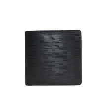 画像をギャラリービューアに読み込む, 極美品 LOUIS VUITTON ルイヴィトン ポルト ビエ カルト クレディ モネ 二つ折り財布 M63542 ブラック エピレザー 中古 4b013445