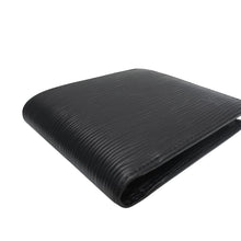 画像をギャラリービューアに読み込む, 極美品 LOUIS VUITTON ルイヴィトン ポルト ビエ カルト クレディ モネ 二つ折り財布 M63542 ブラック エピレザー 中古 4b013445