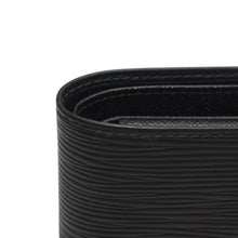 画像をギャラリービューアに読み込む, 極美品 LOUIS VUITTON ルイヴィトン ポルト ビエ カルト クレディ モネ 二つ折り財布 M63542 ブラック エピレザー 中古 4b013445