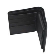 画像をギャラリービューアに読み込む, 極美品 LOUIS VUITTON ルイヴィトン ポルト ビエ カルト クレディ モネ 二つ折り財布 M63542 ブラック エピレザー 中古 4b013445