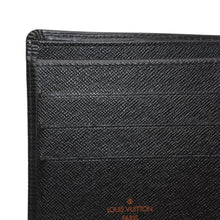 画像をギャラリービューアに読み込む, 極美品 LOUIS VUITTON ルイヴィトン ポルト ビエ カルト クレディ モネ 二つ折り財布 M63542 ブラック エピレザー 中古 4b013445