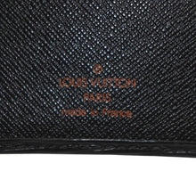 画像をギャラリービューアに読み込む, 極美品 LOUIS VUITTON ルイヴィトン ポルト ビエ カルト クレディ モネ 二つ折り財布 M63542 ブラック エピレザー 中古 4b013445