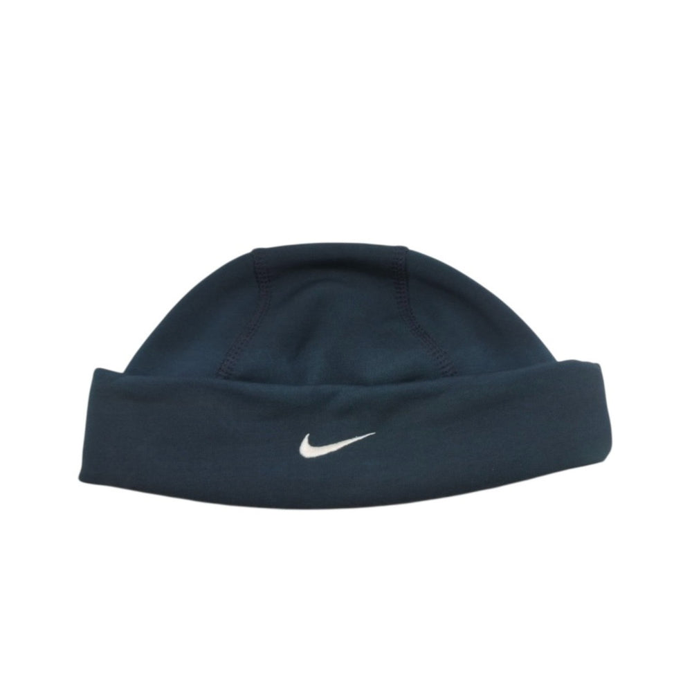 極美品 NIKE ナイキ フリースキャップ アウトドアライン ロゴ刺繍 ポリエステル カーキ ユニセックス 中古 4b013494