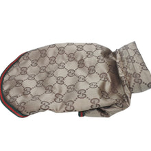 画像をギャラリービューアに読み込む, 新品未使用 GUCCI グッチ ドッグウェア フード付き ブラウン 小型犬用 ポリエステル ポリアミド 中古 4b013124