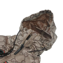 画像をギャラリービューアに読み込む, 新品未使用 GUCCI グッチ ドッグウェア フード付き ブラウン 小型犬用 ポリエステル ポリアミド 中古 4b013124