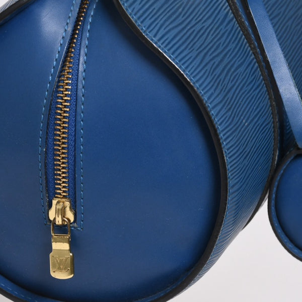 LOUIS VUITTON ルイヴィトン ハンドバッグ パピヨン スフロ エピ ブルー M52225 美品 中古 4b010061