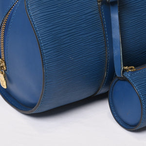 LOUIS VUITTON ルイヴィトン ハンドバッグ パピヨン スフロ エピ ブルー M52225 美品 中古 4b010061