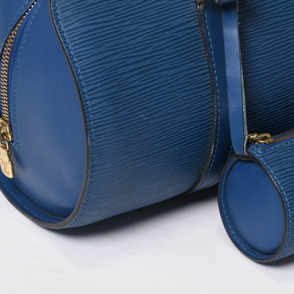 LOUIS VUITTON ルイヴィトン ハンドバッグ パピヨン スフロ エピ ブルー M52225 美品 中古 4b010061