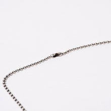 Load image into Gallery viewer, 極美品 CHROME HEARTS クロムハーツ CH TINY CROSS タイニークロス ボールチェーン チャーム ネックレス シルバー925 12.6g 中古 4b013882