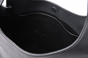 極美品 THE ROW ザ ロウ JULES ジュールズ カーフスキン グレインレザー トートバッグ カラーブラック 中古 4b013925