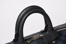 Load image into Gallery viewer, 極美品 LOUIS VUITTON ルイヴィトン キーポル バンドリエール 45 ボストンバッグ 2WAY ダミエコバルト N41349 中古 4b013927