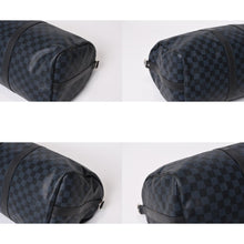 Load image into Gallery viewer, 極美品 LOUIS VUITTON ルイヴィトン キーポル バンドリエール 45 ボストンバッグ 2WAY ダミエコバルト N41349 中古 4b013927