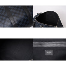 Load image into Gallery viewer, 極美品 LOUIS VUITTON ルイヴィトン キーポル バンドリエール 45 ボストンバッグ 2WAY ダミエコバルト N41349 中古 4b013927
