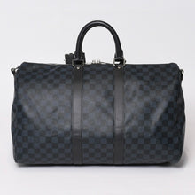 Load image into Gallery viewer, 極美品 LOUIS VUITTON ルイヴィトン キーポル バンドリエール 45 ボストンバッグ 2WAY ダミエコバルト N41349 中古 4b013927