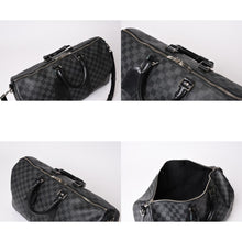 Load image into Gallery viewer, 極美品 LOUIS VUITTON ルイヴィトン ボストン キーポルバンドリエール45 ダミエグラフィット N41418 ブラック シルバー金具 4b013928