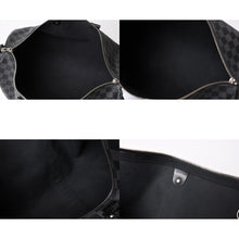 Load image into Gallery viewer, 極美品 LOUIS VUITTON ルイヴィトン ボストン キーポルバンドリエール45 ダミエグラフィット N41418 ブラック シルバー金具 4b013928