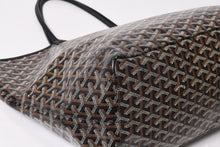 Load image into Gallery viewer, 極美品 GOYARD ゴヤール SAINT LOUIS GM サンルイGM トートバッグ PVCコーティングキャンバス ブラック 中古 4b013931
