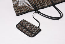 Load image into Gallery viewer, 極美品 GOYARD ゴヤール SAINT LOUIS GM サンルイGM トートバッグ PVCコーティングキャンバス ブラック 中古 4b013931