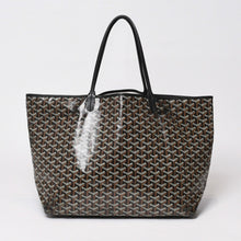 Load image into Gallery viewer, 極美品 GOYARD ゴヤール SAINT LOUIS GM サンルイGM トートバッグ PVCコーティングキャンバス ブラック 中古 4b013931
