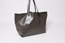 Load image into Gallery viewer, 極美品 GOYARD ゴヤール SAINT LOUIS GM サンルイGM トートバッグ PVCコーティングキャンバス ブラック 中古 4b013931