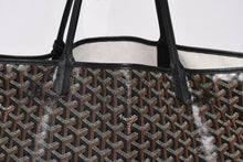 Load image into Gallery viewer, 極美品 GOYARD ゴヤール SAINT LOUIS GM サンルイGM トートバッグ PVCコーティングキャンバス ブラック 中古 4b013931