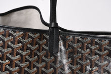 Load image into Gallery viewer, 極美品 GOYARD ゴヤール SAINT LOUIS GM サンルイGM トートバッグ PVCコーティングキャンバス ブラック 中古 4b013931