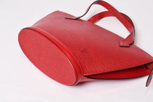 Load image into Gallery viewer, 極美品 LOUIS VUITTON ルイヴィトン サンジャック ショッピング トートバッグ M52277 エピレザー カスティリアンレッド ゴールド金具 中古 4b013937