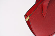 Load image into Gallery viewer, 極美品 LOUIS VUITTON ルイヴィトン サンジャック ショッピング トートバッグ M52277 エピレザー カスティリアンレッド ゴールド金具 中古 4b013937